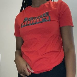 PUMA unisex Camo-Print Logo T-Shirt, Size S, NwT